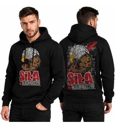 Bluza z kapturem  SIŁA W NARODZIE